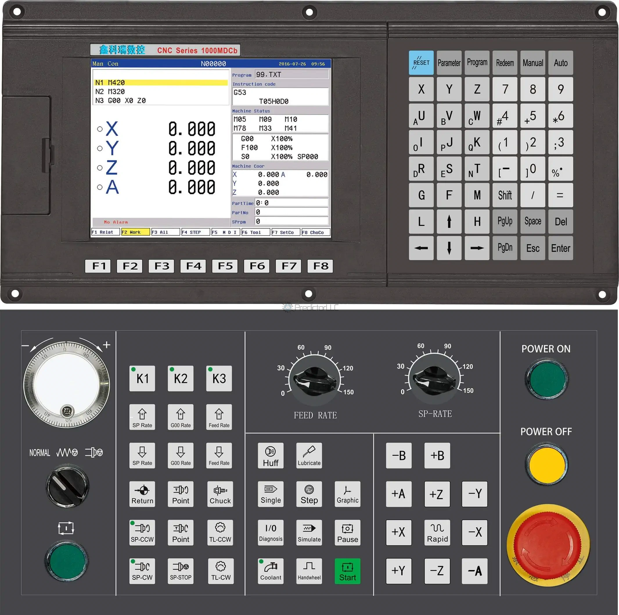 Фрезерный контроллер ЧПУ NEW1000MDCA-4-CE